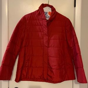 Lafayette 148 New York reddish bell sleeve jacket